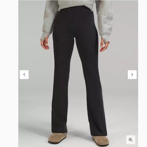 Lululemon Brushed Softstreme Pants Black Size 8 32.5 Like New